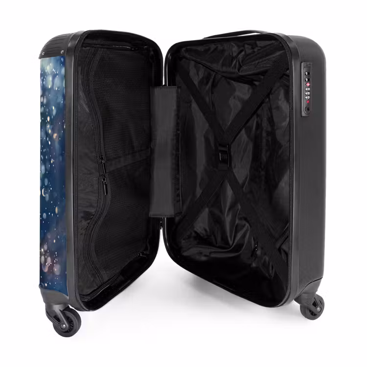 Bruisende basketbal NBS - Handbagage koffer - Kinderen Unisex middel -binnenkant