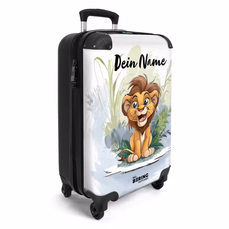 Lenny leeuwtje NBS - Handbagage koffer - Kinderen Unisex middel -productfoto_3d