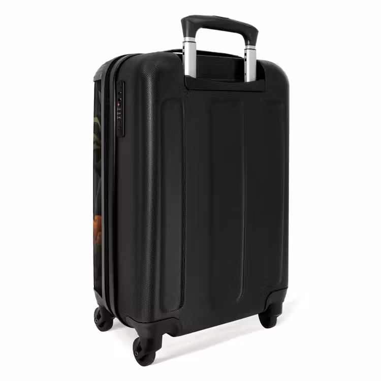 Liam luipaardje NBS - Handbagage koffer - Kinderen Unisex middel -achterkant