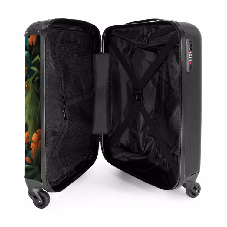 Liam luipaardje NBS - Handbagage koffer - Kinderen Unisex middel -binnenkant