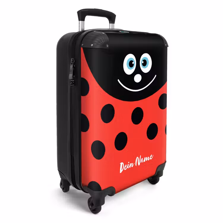 Lilly lieveheersbeestje NBS - Handbagage koffer - Kinderen Unisex middel -productfoto_3d