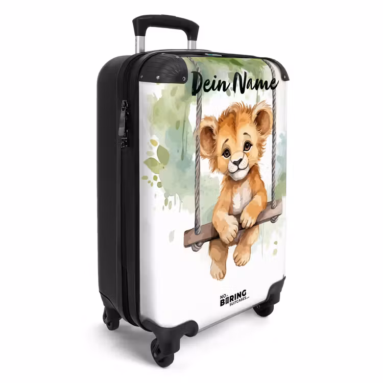 Lucas leeuw NBS - Handbagage koffer - Kinderen Unisex middel -productfoto_3d