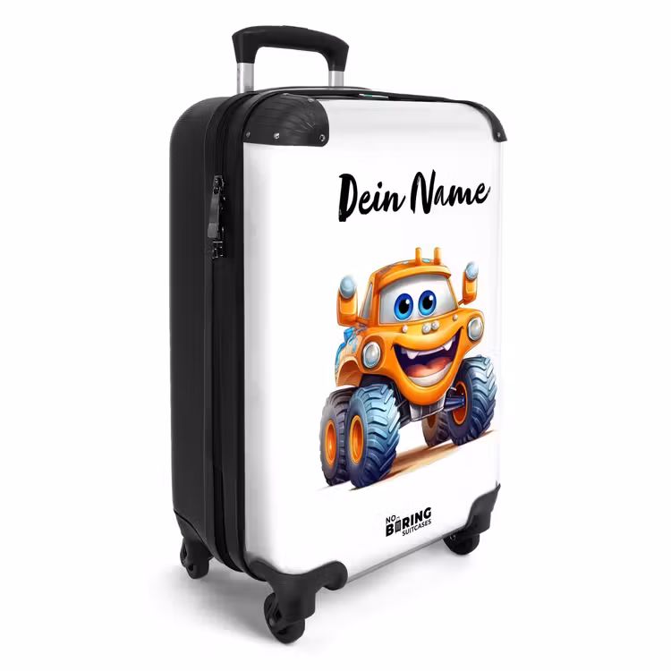 Martin monstertruck NBS - Handbagage koffer - Kinderen Unisex middel -productfoto_3d