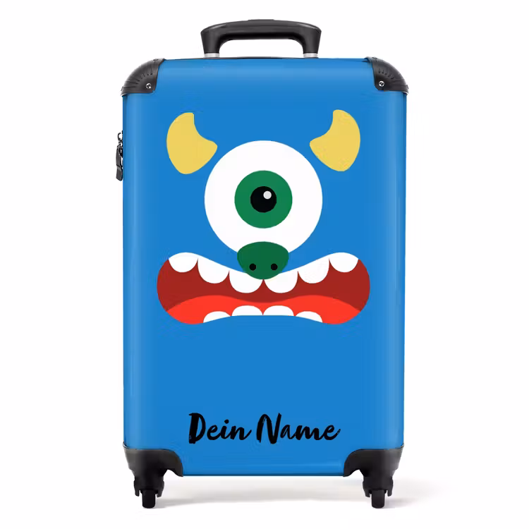 Mustafa monster NBS - Handbagage koffer - Kinderen Unisex middel -productfoto_recht