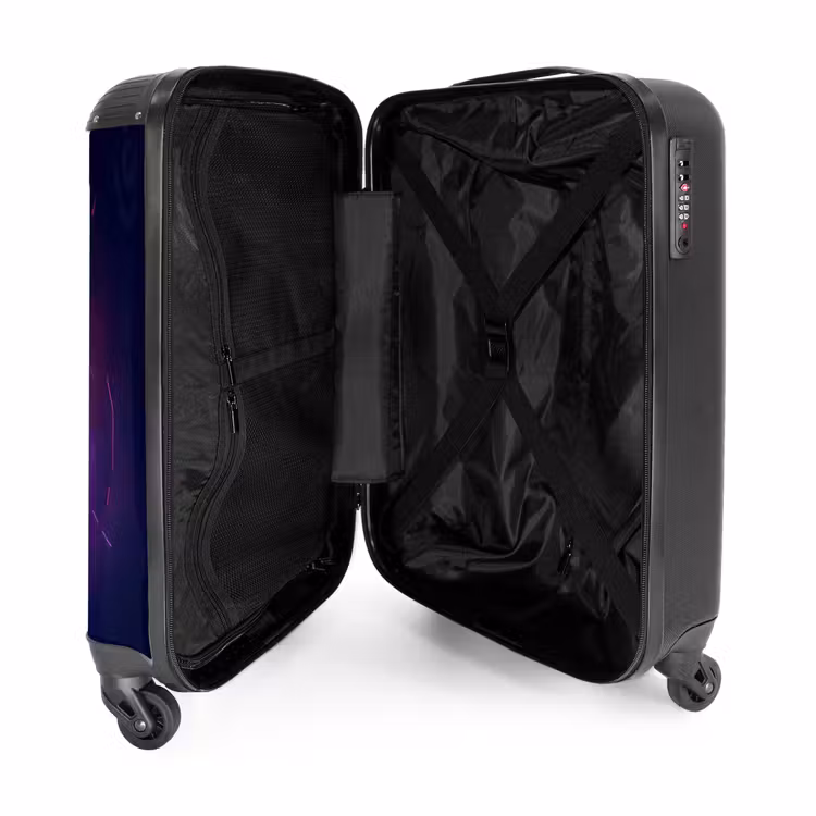 Neonbal NBS - Handbagage koffer - Kinderen Unisex middel -binnenkant