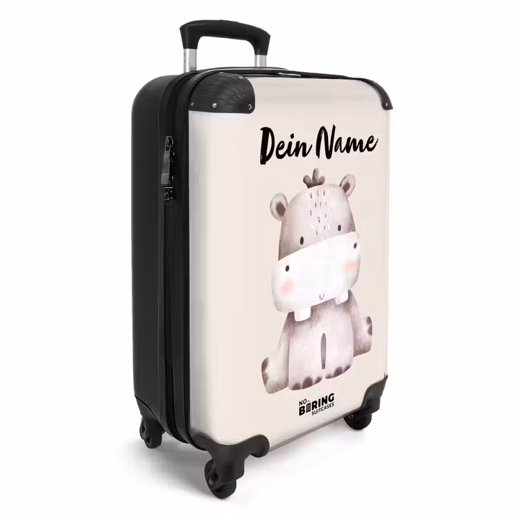 Nigel Nijlpaard NBS - Handbagage koffer - Kinderen Unisex middel -productfoto_3d