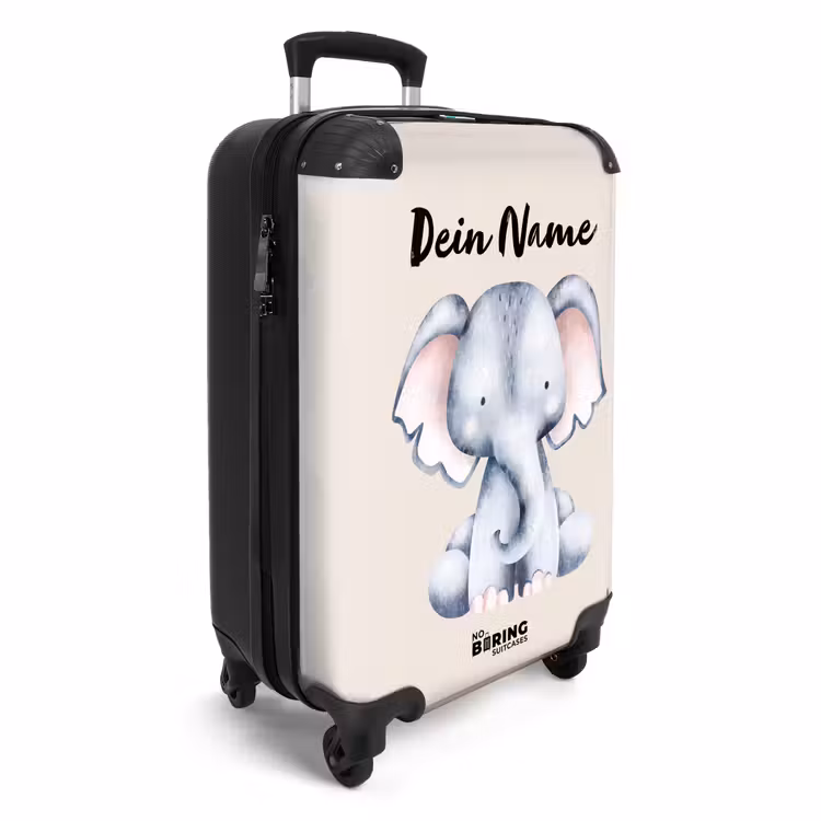 Oane Olifant NBS - Handbagage koffer - Kinderen Unisex middel -productfoto_3d