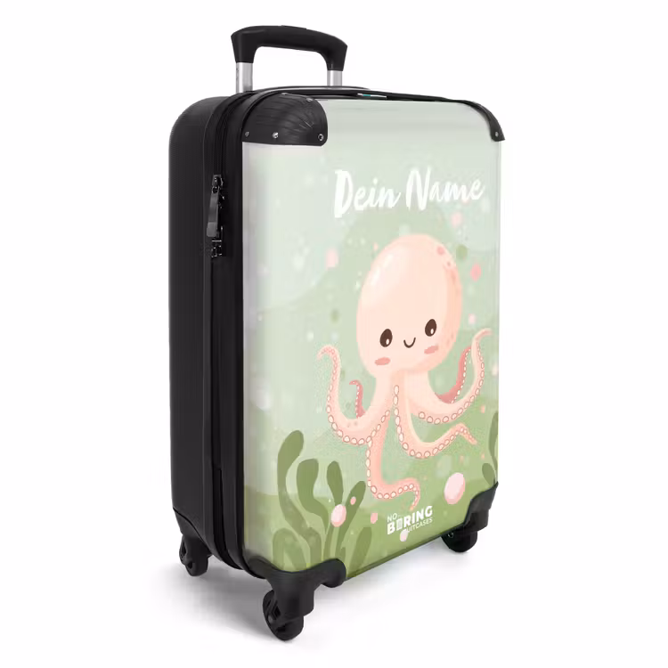 Olga octopus NBS - Handbagage koffer - Kinderen Unisex middel -productfoto_3d