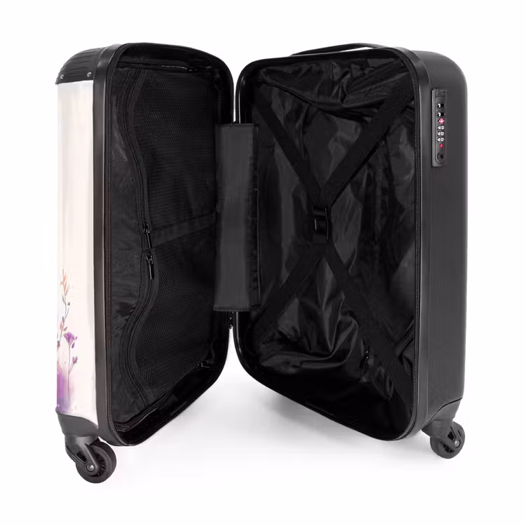 Parelachtige Pony NBS - Handbagage koffer - Kinderen Unisex middel -binnenkant