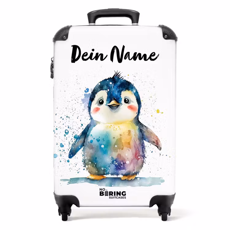 Picasso pinguïn NBS - Handbagage koffer - Kinderen Unisex middel -productfoto_recht