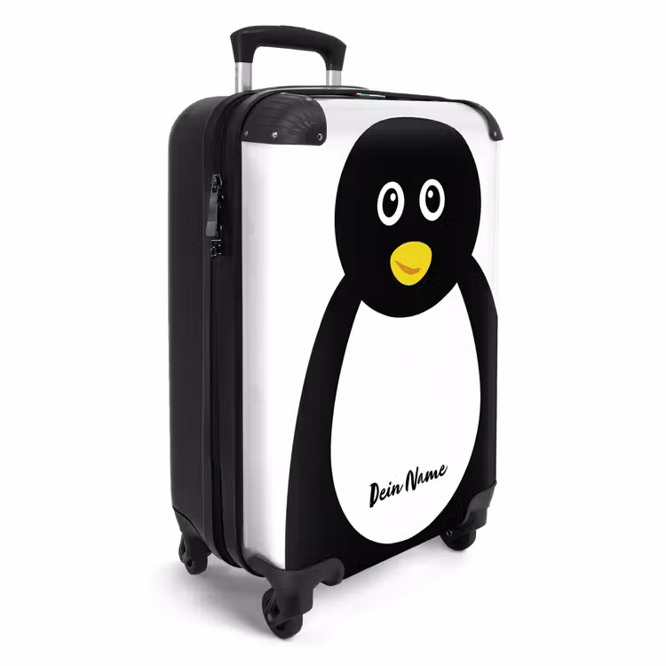 Pim pinguïn NBS - Handbagage koffer - Kinderen Unisex middel -productfoto_3d
