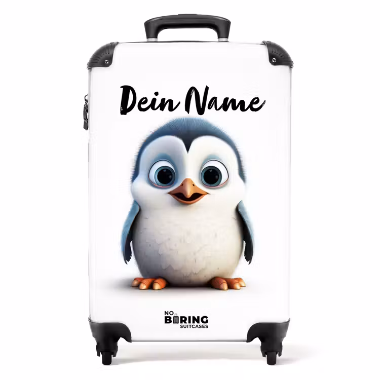 Pippin pinguïn NBS - Handbagage koffer - Kinderen Unisex middel -productfoto_recht
