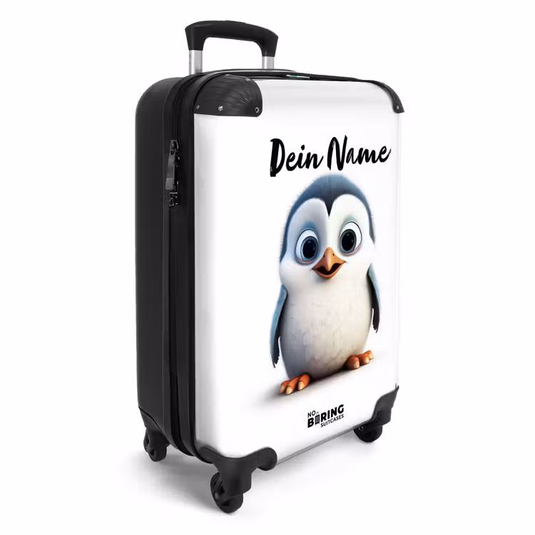 Pippin pinguïn NBS - Handbagage koffer - Kinderen Unisex middel -productfoto_3d