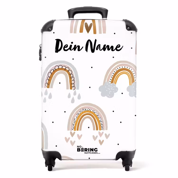 Regenboogregen NBS - Handbagage koffer - Kinderen Unisex middel -productfoto_recht