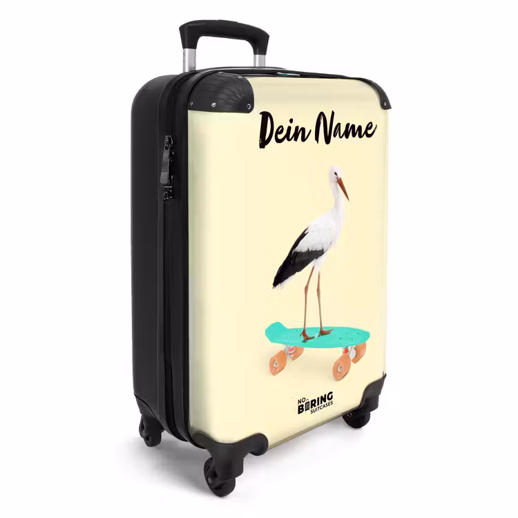 Rijdende reiger NBS - Handbagage koffer - Kinderen Unisex middel -productfoto_3d