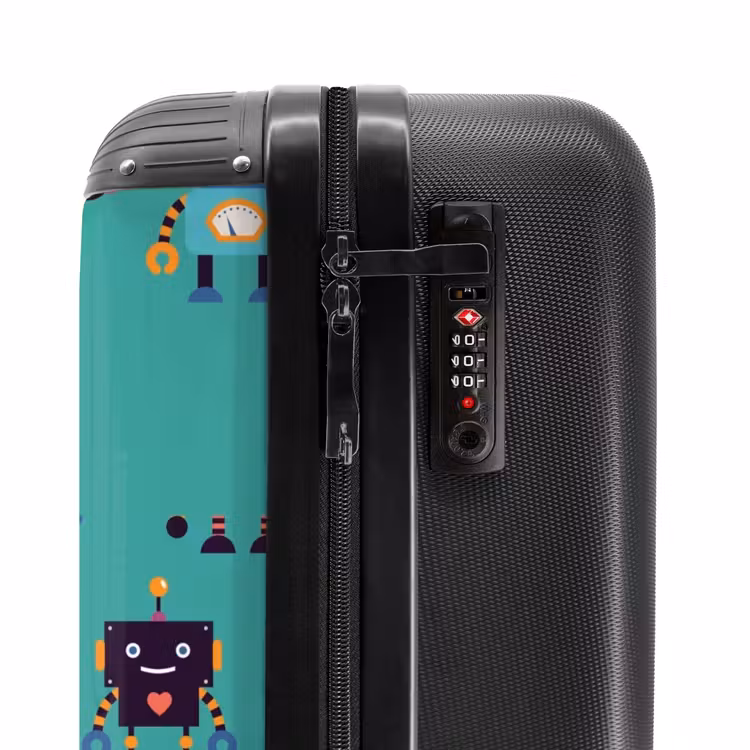 Robo rave NBS - Handbagage koffer - Kinderen Unisex middel -slot