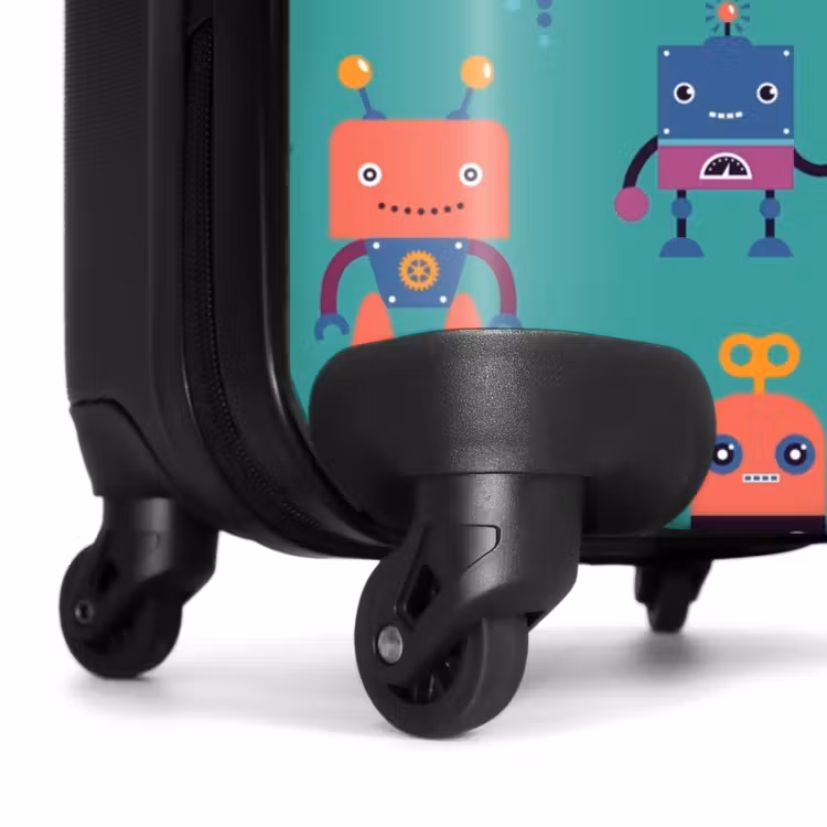 Robo rave NBS - Handbagage koffer - Kinderen Unisex middel -wiel