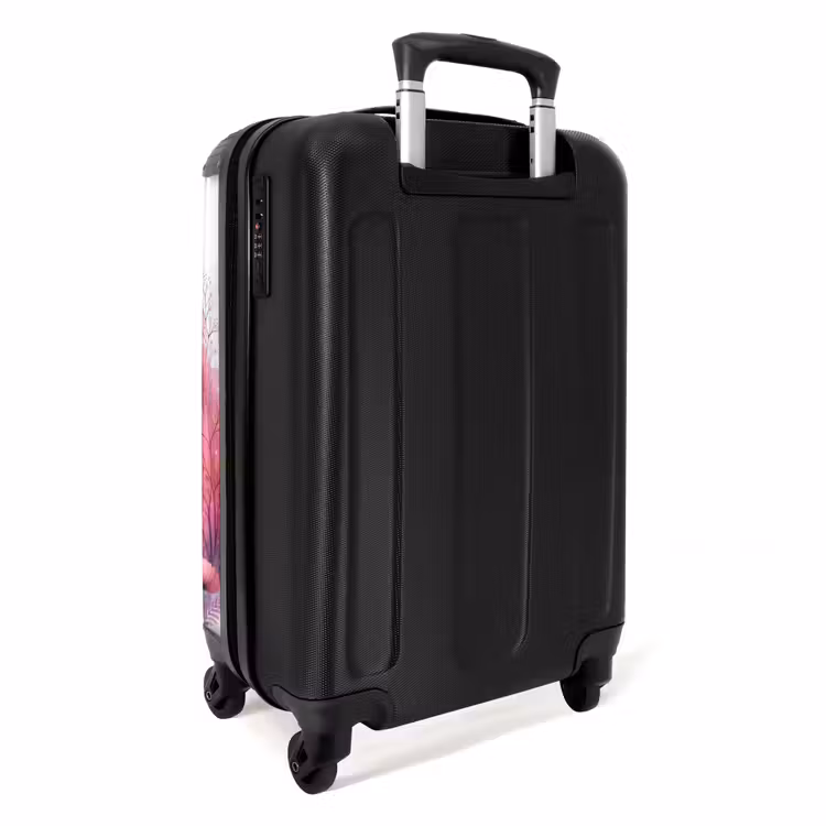 Roze reebokje NBS - Handbagage koffer - Kinderen Unisex middel -achterkant