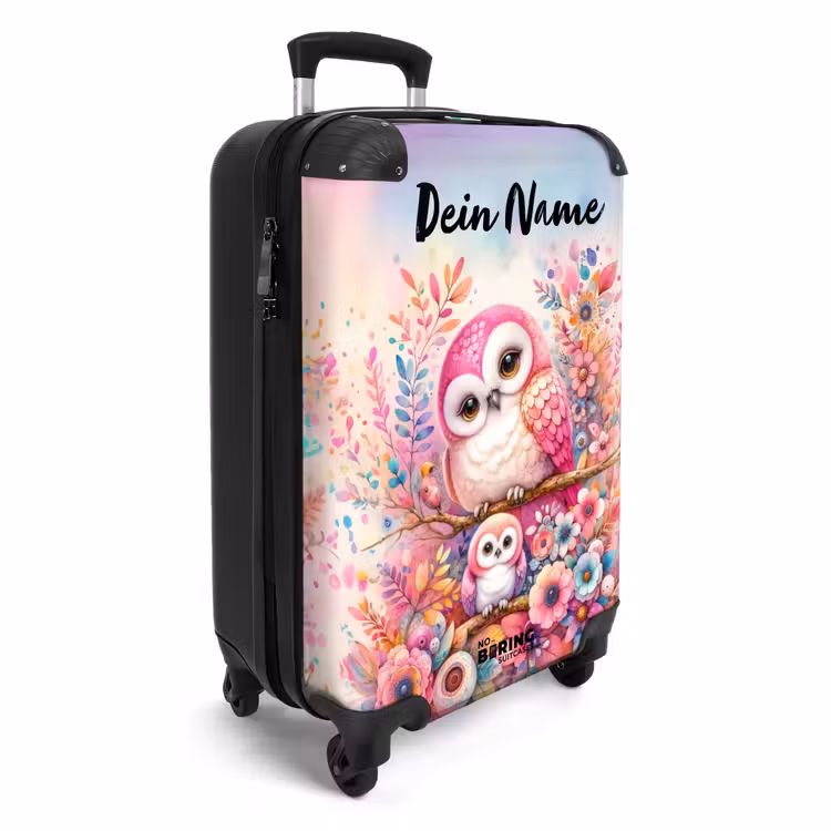 Roze Robijn NBS - Handbagage koffer - Kinderen Unisex middel -productfoto_3d