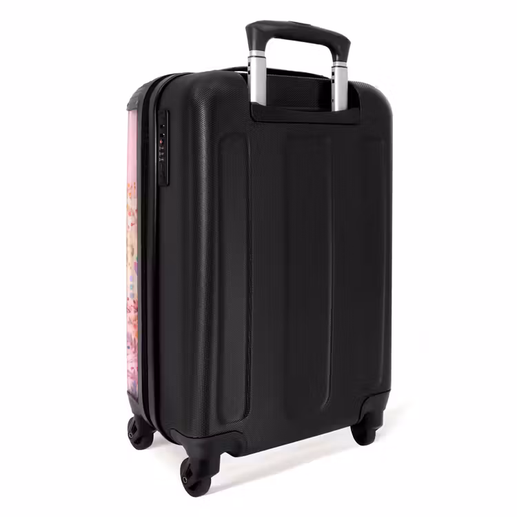 Roze Robijn NBS - Handbagage koffer - Kinderen Unisex middel -achterkant