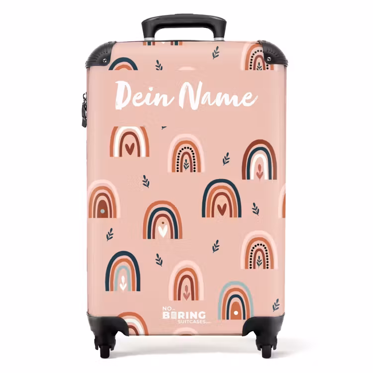 Rosy rainbows NBS - Handbagage koffer - Kinderen Unisex middel -productfoto_recht