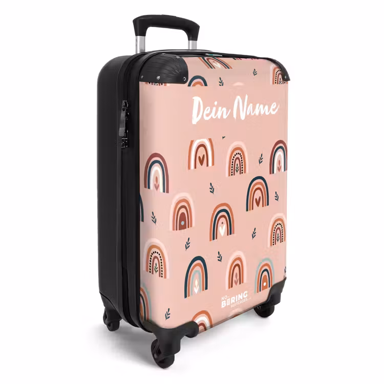 Rosy rainbows NBS - Handbagage koffer - Kinderen Unisex middel -productfoto_3d