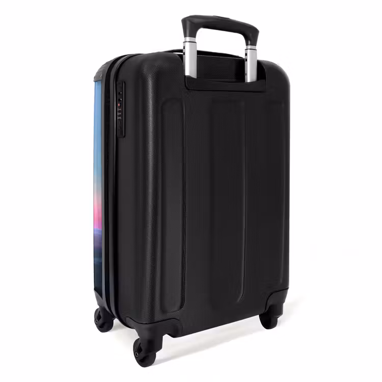 Rode racer NBS - Handbagage koffer - Kinderen Unisex middel -achterkant