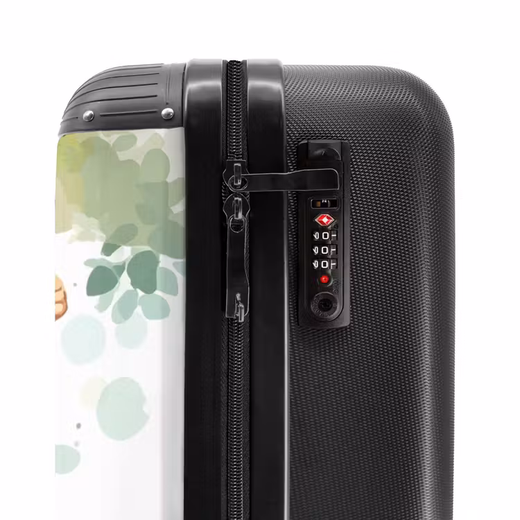Schommelende grote aap NBS - Handbagage koffer - Kinderen Unisex middel -slot