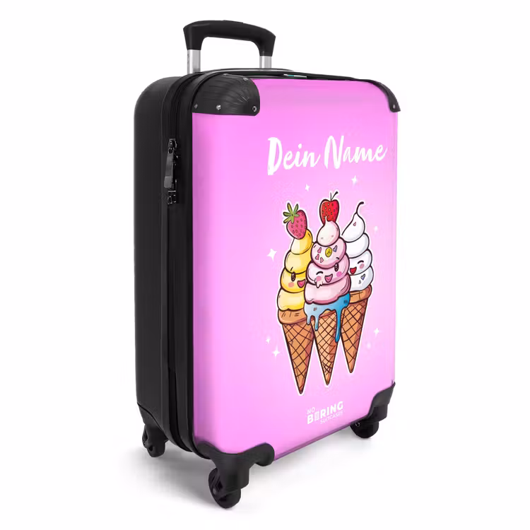 Smeltende swirls NBS - Handbagage koffer - Kinderen Unisex middel -productfoto_3d