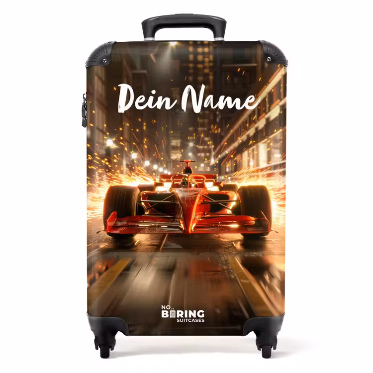Rapid red NBS - Handbagage koffer - Kinderen Unisex middel -productfoto_recht