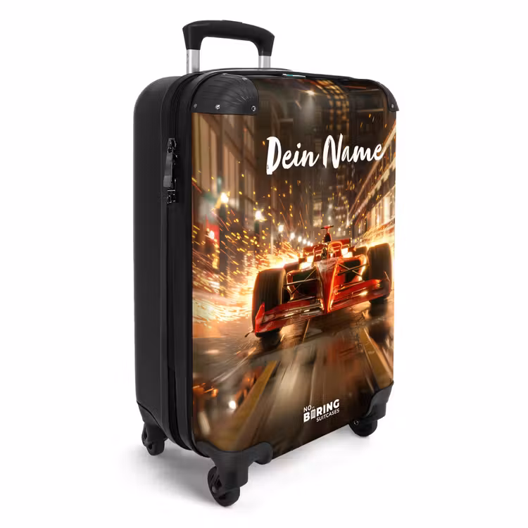 Rapid red NBS - Handbagage koffer - Kinderen Unisex middel -productfoto_3d