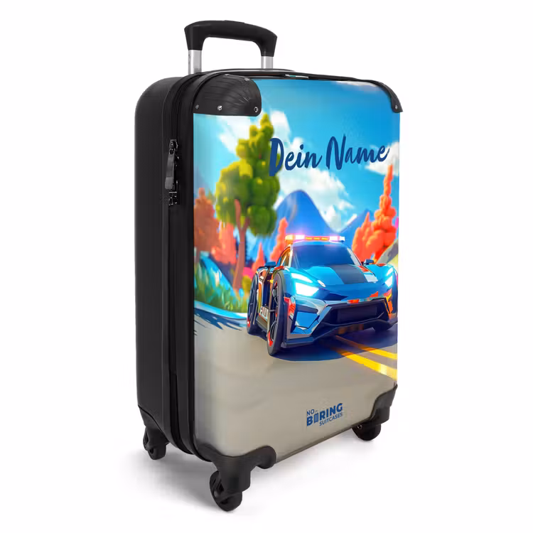 Sirene speedcar NBS - Handbagage koffer - Kinderen Unisex middel -productfoto_3d