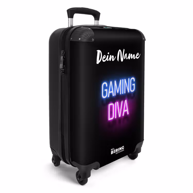 Gaming Diva NBS - Handbagage koffer - Kinderen Unisex middel -productfoto_3d