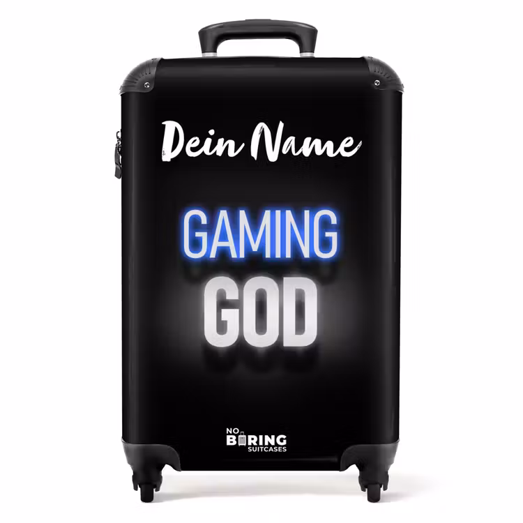 Gaming God NBS - Handbagage koffer - Kinderen Unisex middel -productfoto_recht