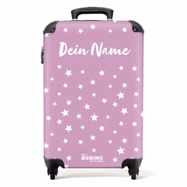 Sterrenstof NBS - Handbagage koffer - Kinderen Unisex middel -productfoto_recht