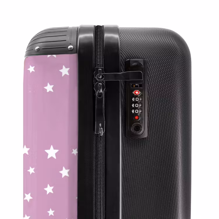 Sterrenstof NBS - Handbagage koffer - Kinderen Unisex middel -slot