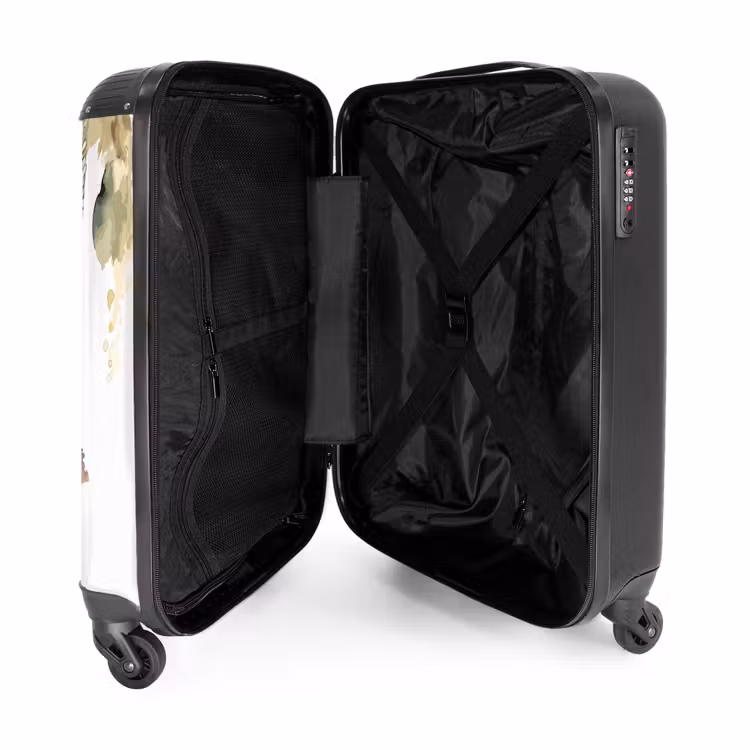 Timo tijger NBS - Handbagage koffer - Kinderen Unisex middel -binnenkant