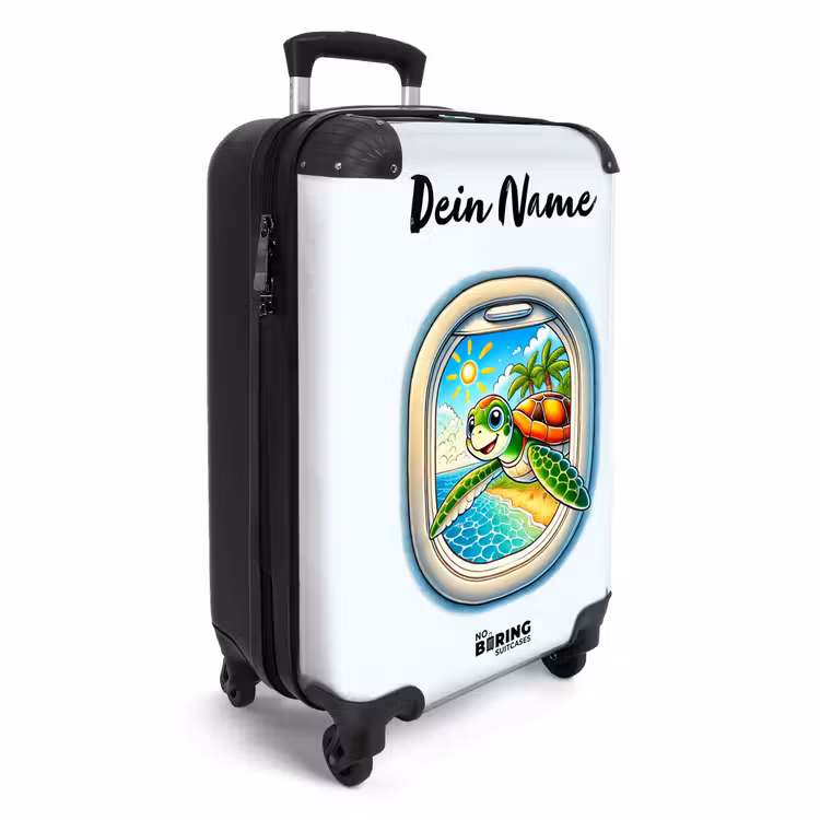 Tropic turtle NBS - Handbagage koffer - Kinderen Unisex middel -productfoto_3d