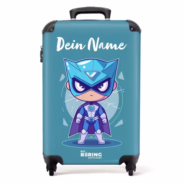 Turquoise tornado NBS - Handbagage koffer - Kinderen Unisex middel -productfoto_recht