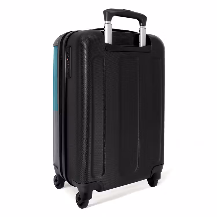 Turquoise tornado NBS - Handbagage koffer - Kinderen Unisex middel -achterkant