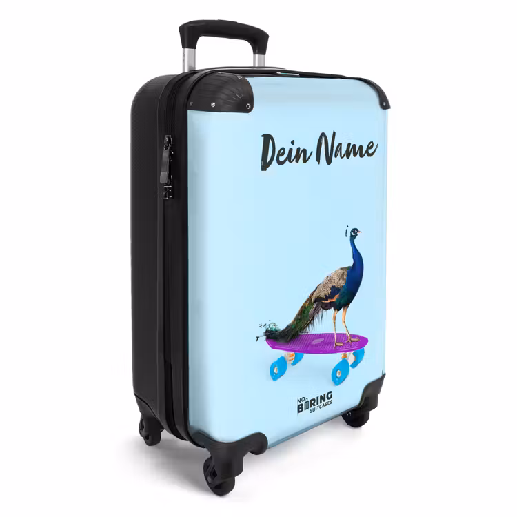 Passerende pauw NBS - Handbagage koffer - Kinderen Unisex middel -productfoto_3d