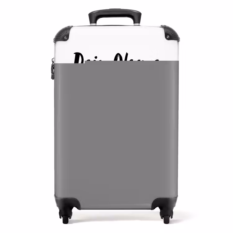 Witte wervelwind NBS - Handbagage koffer - Kinderen Unisex middel -productfoto_recht