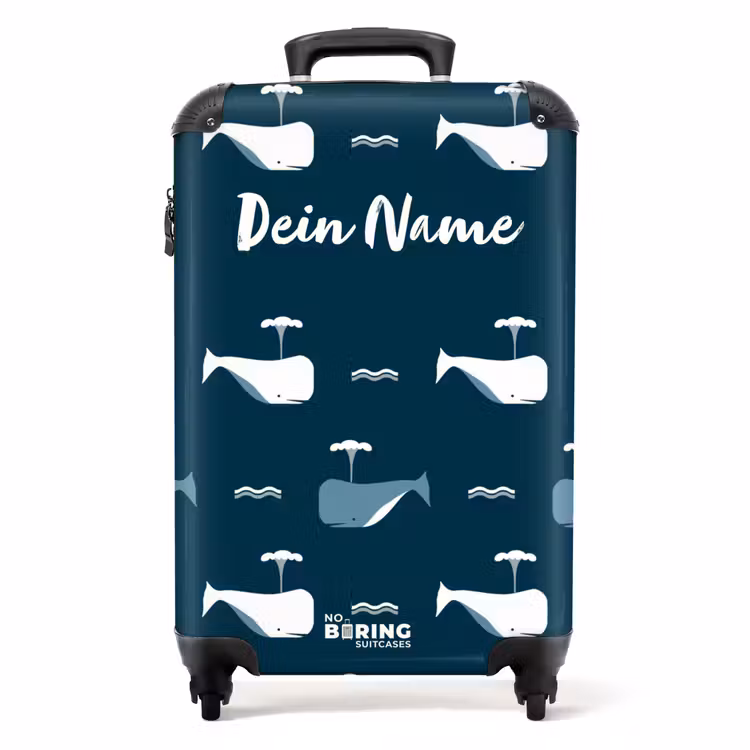 Walvisweelde NBS - Handbagage koffer - Kinderen Unisex middel -productfoto_recht