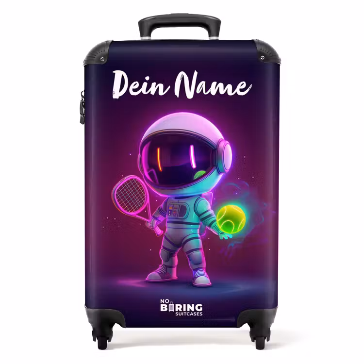 Space tennis NBS - Handbagage koffer - Kinderen Unisex middel -productfoto_recht
