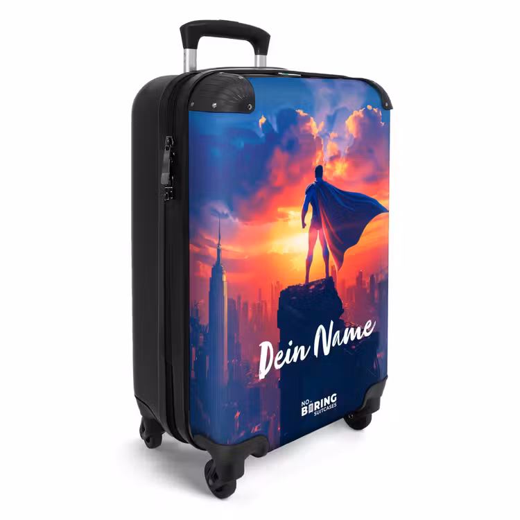 Skyscraper superheld NBS - Handbagage koffer - Kinderen Unisex middel -productfoto_3d