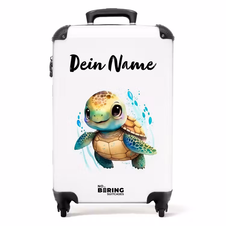 Ziggy Zeeschildpad NBS - Handbagage koffer - Kinderen Unisex middel -productfoto_recht