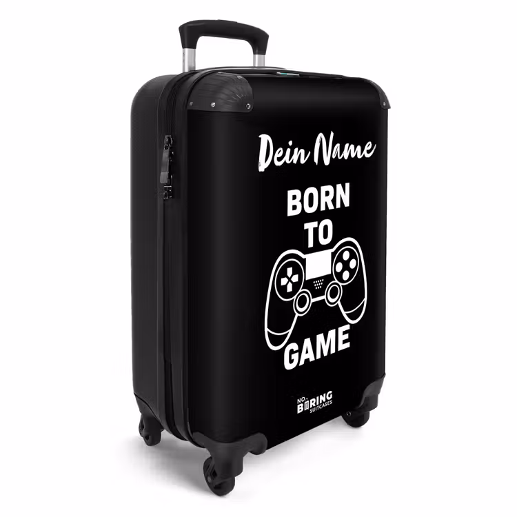 Born to Game NBS - Handbagage koffer - Kinderen Unisex middel -productfoto_3d