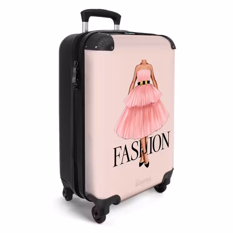 1 NBS - Handbagage koffer - Unisex middel -productfoto_3d