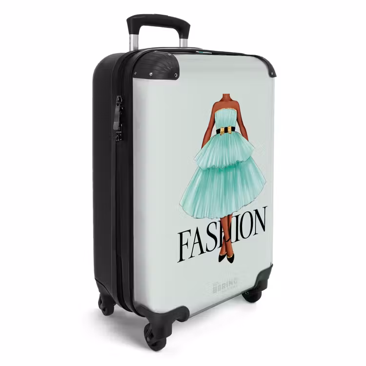15 NBS - Handbagage koffer - Unisex middel -productfoto_3d