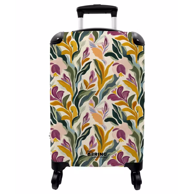 Koffer - Modern – Abstrakt – Farbenfroh - Modern - Abstract - Kleurrijk NBS - Handbagage koffer - Vrouwen middel